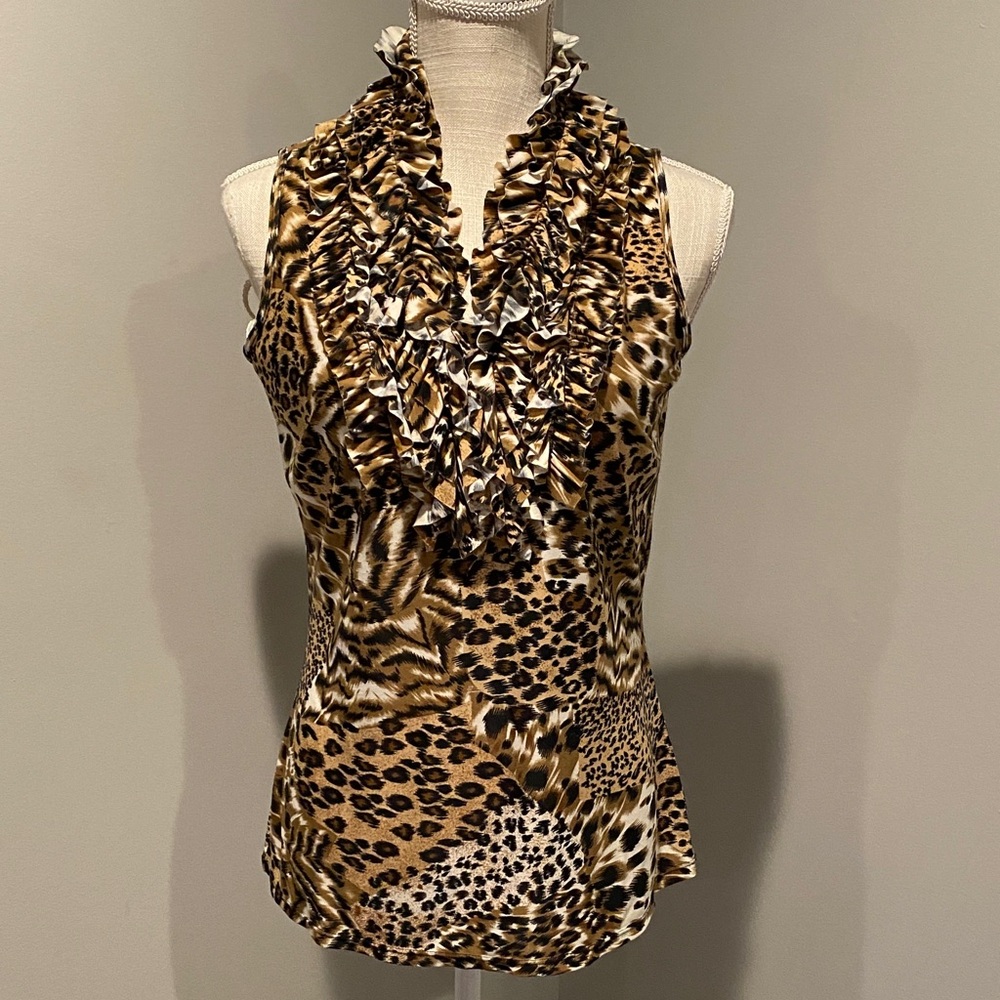 Milano Leopard Pullover Blouse Size: S